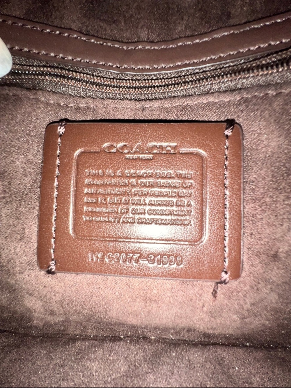 Coach BOWERY CROSSBODY Champagne/Silver - Picture 6 of 8